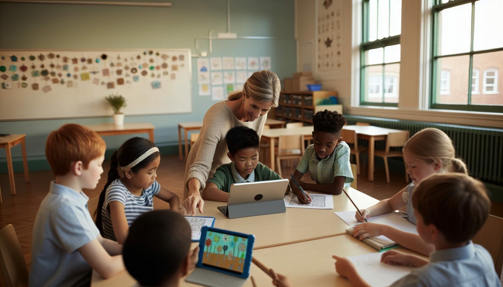 Per què treballar el conte amb intel·ligència artificial? A l’aula podem combinar la màgia d’inventar històries amb el poder d’un assistent digital que suggereix idees, frases i imatges. Els alumnes descobreixen que escriure pot ser un procés col·laboratiu i viu: ells decideixen, l’IA proposa, i el text creix amb relectures i millores. Així reforcem llengua, creativitat i competència digital alhora. Quan la canalla crea relats, posa en joc el vocabulari, l’ortografia, l’ordre de les idees i l’expressió de sentiments. Si hi afegim una eina d’IA, guanyem suport per adaptar la dificultat, ampliar punts de vista i modelar com s’edita un text de manera conscient. En contextos de Secundària, la proposta s’obre a gèneres més complexos (microrelats, notícies inventades, fanfic, relats històrics) i a l’anàlisi de com escriu la màquina. La clau és mantenir l’autoria a les mans de l’alumnat. L’IA és com una mestra d’idees que acompanya: ajuda a començar, dona exemples, proposa alternatives i, sobretot, permet revisar. Quan la tractem així, la tecnologia no tapa la creativitat; la fa créixer. Què inclou el paquet de recursos descarregables Hem preparat materials perquè puguis engegar el projecte sense perdre’t en la tecnologia. El paquet està pensat per a Primària (adaptable a Secundària) i s’organitza en etapes senzilles. Plantilles de planificació del conte (nivells inicial, mitjà i superior): fitxes amb espais per a personatges, escenari, conflicte i final. Inclou versions amb pictogrames i lletra lligada per als més petits. Targetes d’estímul creatiu: personatges, objectes i situacions per barrejar i generar idees (amb i sense text, per imprimir o projectar). Banc de “prompts” graduats: frases model per parlar amb l’assistent de text segons l’edat i l’objectiu (iniciar, ampliar vocabulari, simplificar, revisar estructura, elaborar finals alternatius). Guió de conversa amb l’assistent: passos concrets per demanar ajuda sense perdre l’autoria (exemples d’entrades i de respostes esperades). Rúbrica d’avaluació del conte i de la col·laboració amb la IA: criteris de narrativa, llengua, revisió i actitud crítica. Graelles d’autoavaluació i coavaluació: perquè els alumnes valorin què ha funcionat, què han millorat i què han decidit mantenir. Plantilla de publicació: per maquetar el conte en digital o imprimir-lo com a petit llibre de classe. Tots els materials estan pensats per ser flexibles: els pots retallar, projectar, plastificar o fer servir en tauletes i portàtils. A l’aula, un petit canvi (com començar per les targetes d’estímul o per la conversa amb l’assistent) pot adaptar l’activitat a cada grup. Com ho fem pas a pas a l’aula Proposta de seqüència senzilla, pensada per a 3–5 sessions. Pots allargar-la o concentrar-la segons el teu ritme. 1) Escalfament creatiu. Comença amb una imatge o tres paraules sorpresa (per exemple, “far, gos, rellotge”). En parelles, que inventin un inici de tres línies. L’objectiu és treure la por al full en blanc. 2) Planificació guiada. Amb la plantilla, definim personatges, objectiu, problema i lloc. A cicle inicial, ho fem oralment i la mestra va registrant; a cicle mitjà i superior, cada alumne elabora la seva fitxa. 3) Primera conversa amb l’assistent de text. Demanem ajuda només per a un aspecte: per exemple, ampliar idees d’escenari o propostes de conflictes. Model d’entrada: “Tenim un personatge (nens de 8 anys). Volem idees d’escenaris amagats a l’escola. Dona’m 5 opcions senzilles amb una frase cadascuna.” L’alumnat tria i modifica; l’IA no decideix per nosaltres. 4) Redacció del primer esborrany. Amb l’ajuda de les targetes, escrivim un text curt (8–12 línies a Primària). Si cal, podem demanar a l’assistent un banc de paraules relacionades amb el tema o una llista de connectors (després, de sobte, finalment...). 5) Revisió i reescriptura. Ara sí, l’assistent pot fer de “lector crític”: “Assenyala tres frases que podria millorar i explica per què”. L’alumnat decideix què canvia i què no, i ho justifica a la graella d’autoavaluació. A cicle superior i Secundària, podem demanar versions amb altres punts de vista (què passa si narra el personatge secundari?). 6) Il·lustrar i publicar. Si disposem d’un generador d’imatges al centre, el fem servir amb prompts descriptius i curts. Si no, dibuixem a mà i fotografiem. Maquetem amb l’editor de text o presentacions que fem servir habitualment i preparem una lectura en veu alta per a la classe o per a famílies. Diferenciació senzilla: Suport alt: utilitza frases model i plantilles amb pictogrames; demana a l’assistent resums frase a frase. Suport mitjà: proposa millorar una escena concreta o canviar l’ordre dels esdeveniments. Reptes avançats: treballa el to, el vocabulari figurat o el ritme; prova de convertir el conte en guió de còmic. Avaluació i inclusió: tot l’alumnat hi té lloc La rúbrica proposa quatre blocs: idea narrativa, coherència i cohesió, revisió amb intencionalitat i presentació final. L’ús de la IA s’avalua com a procés: com formula les demandes, com justifica canvis i com conserva la seva veu. Per fomentar la inclusió, podem assignar rols: qui busca idees, qui escriu, qui revisa amb l’assistent, qui prepara les imatges. Això dona espai a diferents fortaleses i permet que tothom hi contribueixi de manera significativa. També hi ha un espai per a la mirada crítica. A l’aula és bo preguntar: “Aquesta frase sembla nostra? Què hi afegiríem per fer-la més viva?” o “Quines paraules repetiries menys?”. Quan la tecnologia proposa un camí, ensenyem a l’alumnat a triar-ne un de propi. Aspectes de seguretat i benestar digital: no introduïm dades personals, revisem continguts abans de publicar i deixem clar que l’assistent pot equivocar-se. Treballem l’ètica: citarem la col·laboració amb una nota final (“Conte creat per l’alumnat amb suport d’un assistent d’IA”). Idees per aplicar demà a classe Contes d’objecte perdut: cada alumne porta un objecte de la motxilla. L’assistent proposa tres conflictes possibles i l’alumne tria i escriu un final sorprenent. Finals alternatius: parteix d’un conte clàssic i demana a l’assistent tres girs possibles. Escriu un final nou i compara’l amb l’original. Roda de personatges: en grups de quatre, cada membre crea un personatge amb l’ajuda d’una llista de trets. Després, barregem personatges i escrivim una escena compartida. El diari del protagonista: transforma el conte en tres entrades de diari. L’assistent pot suggerir connectors temporals i adjectius d’emoció. Conte il·lustrat en 6 vinyetes: escriu sis frases clau; demana a l’assistent variants més curtes o més llargues; il·lustra a mà o amb generador d’imatges del centre. Amb aquests materials i una mirada curiosa, la creació literària es converteix en un espai on cada alumne troba la seva veu. L’IA hi posa llum i camins possibles; nosaltres, com a docents, hi posem criteri, afecte i direcció. Bon viatge creatiu!