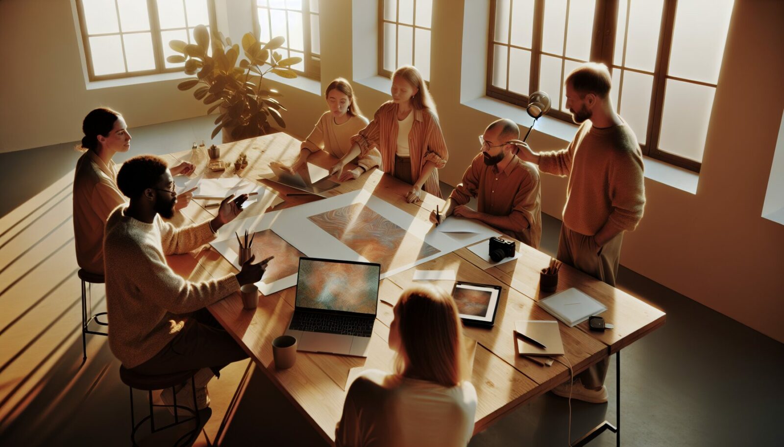 Projectes d’art col·laboratiu amb ia